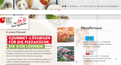 Desktop Screenshot of ideas4pizza.com
